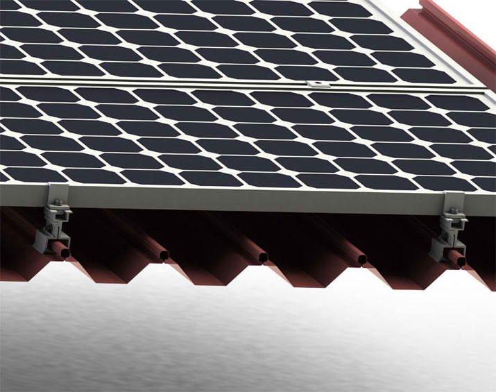 Panel Rail Mounting System. (78” per panel)